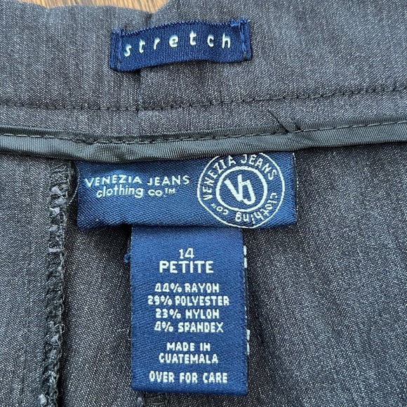 Lane Bryant Venezia Gray Trouser Pants Size 14P - Picture 7 of 10